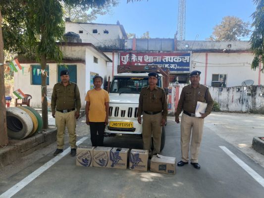   उड़ीसा से आ रहा अवैध अंग्रेजी शराब का जखीरा लवाकेरा चेक पोस्ट में पुलिस ने  पकड़ा,वाहन और शराब जप्त आरोपी को भेजा जेल