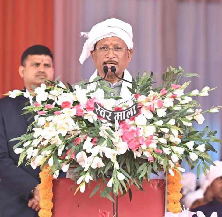 छत्तीसगढ़ की धरती जनजातीय शौर्य और बलिदान की साक्षी : मुख्यमंत्री विष्णु देव साय,मुख्यमंत्री शहीद शिरोमणि गैंदसिंह के 201वें शहादत दिवस एवं श्रद्धांजलि सभा कार्यक्रम में हुए शामिल