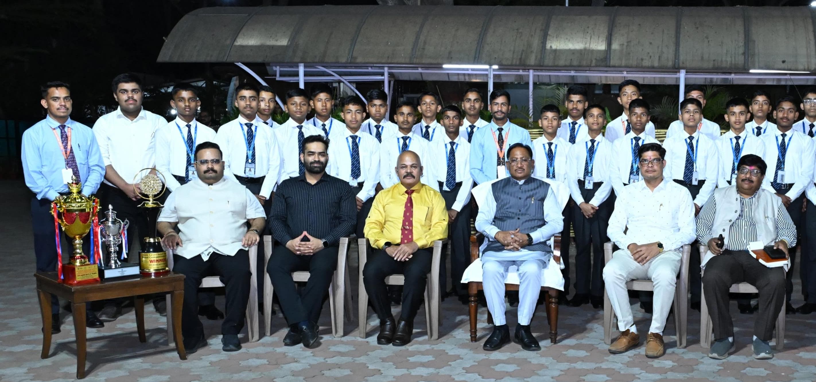 *मिलिट्री पाइप बैंड प्रतियोगिता में राष्ट्रीय स्तर पर तृतीय स्थान: मुख्यमंत्री श्री साय ने द ग्रेट इंडिया सैनिक स्कूल के छात्रों को दी बधाई और शुभकामनाएं*