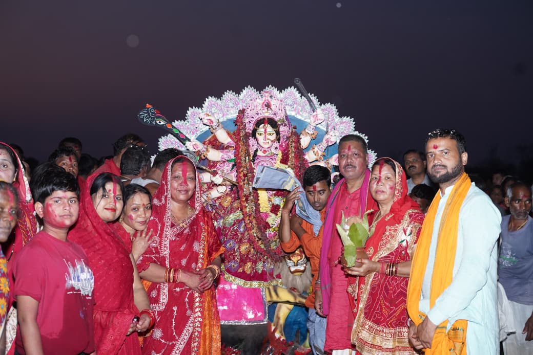 मुख्यमंत्री निवास बगिया में श्री रामनवमी महायज्ञ का भव्य समापन, श्रद्धा और भक्ति के बीच माता प्रतिमा का विसर्जन, बड़ी संख्या में जुटे देवी संत समाज के लोग