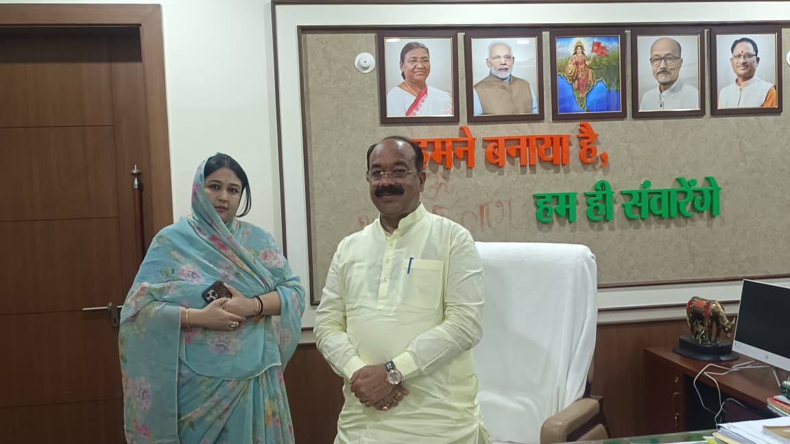 जल संरक्षण को लेकर प्रियवंदा सिंह जूदेव ने उप मुख्यमंत्री अरुण साव से की अहम मुलाकात, बांकी नदी के संरक्षण और शहर के जल स्रोतों को बचाने पर बनी मजबूत रणनीति, शासन से हरसंभव सहयोग का मिला भरोसा