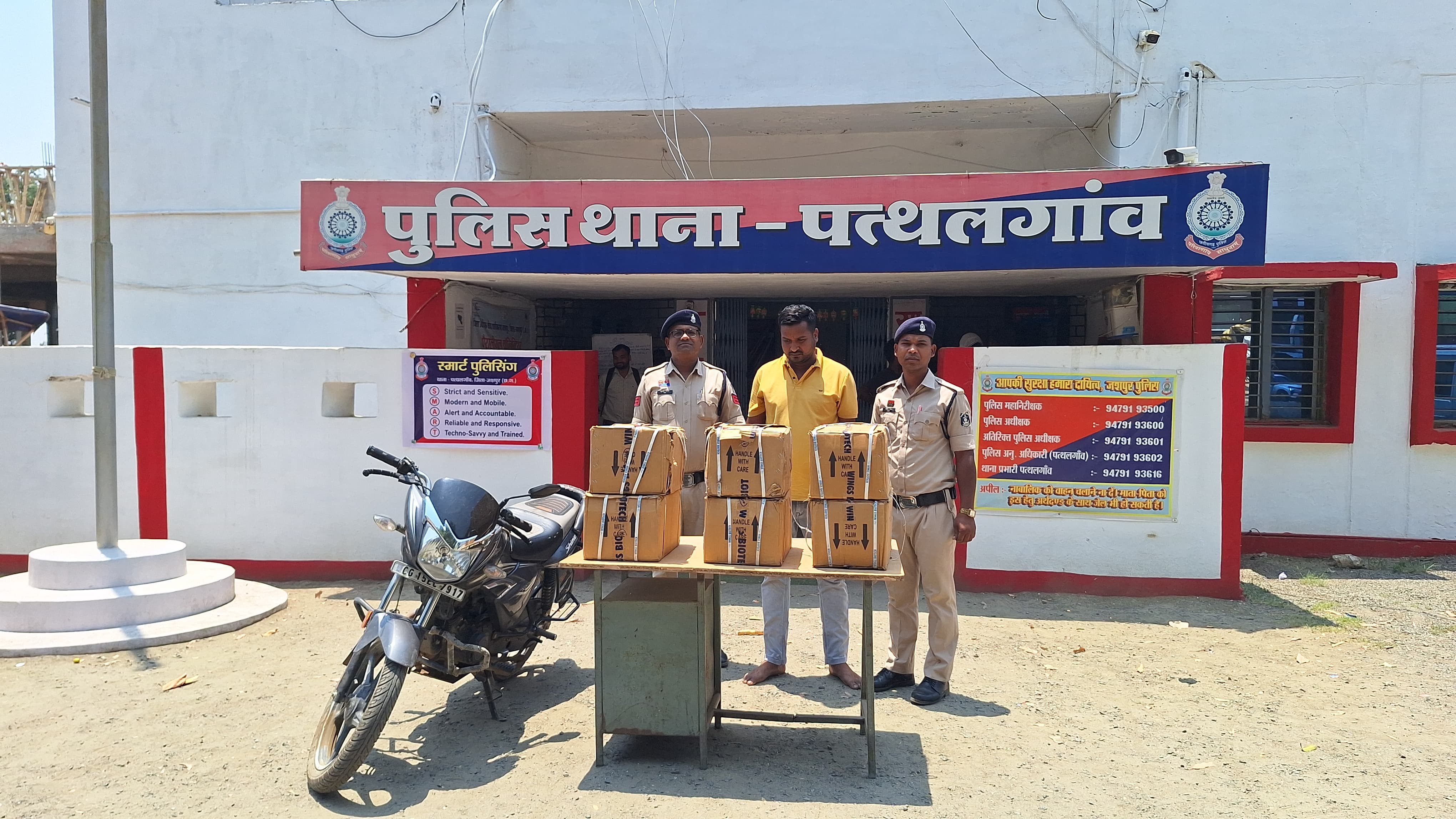 घर के अंदर छिपाकर बना रखा था नशे का गोदाम&hellip; 6 कार्टून में 72 लीटर प्रतिबंधित कफ सिरप बरामद, पुलिस की स ताबड़तोड़ रेड में अरुण यादव गिरफ्तार,NDPS एक्ट के तहत&nbsp; केस दर्ज