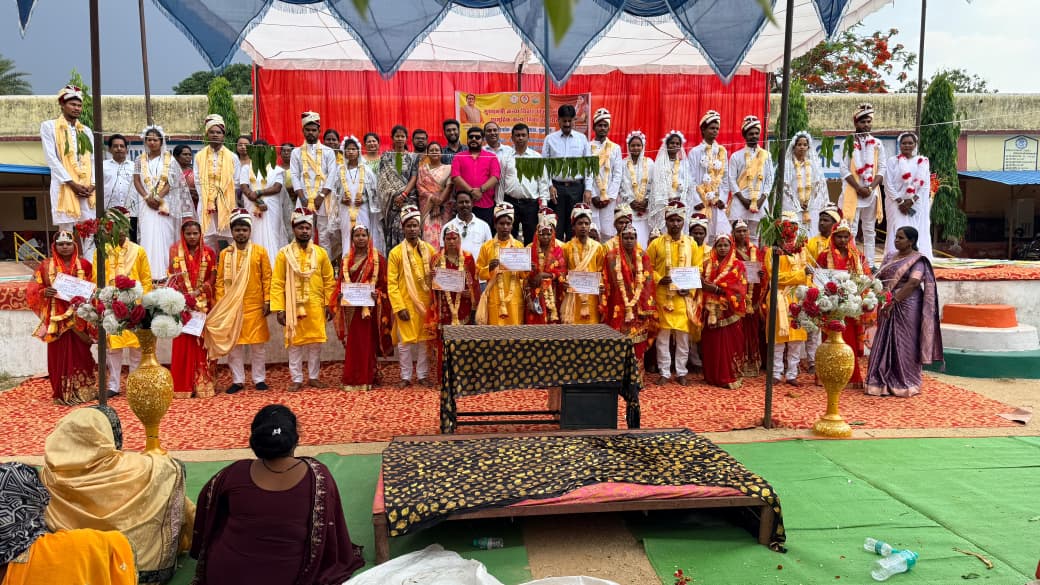 मुख्यमंत्री कन्या विवाह योजना के तहत जिले में 65 जोड़े परिणय सूत्र में बंधे
