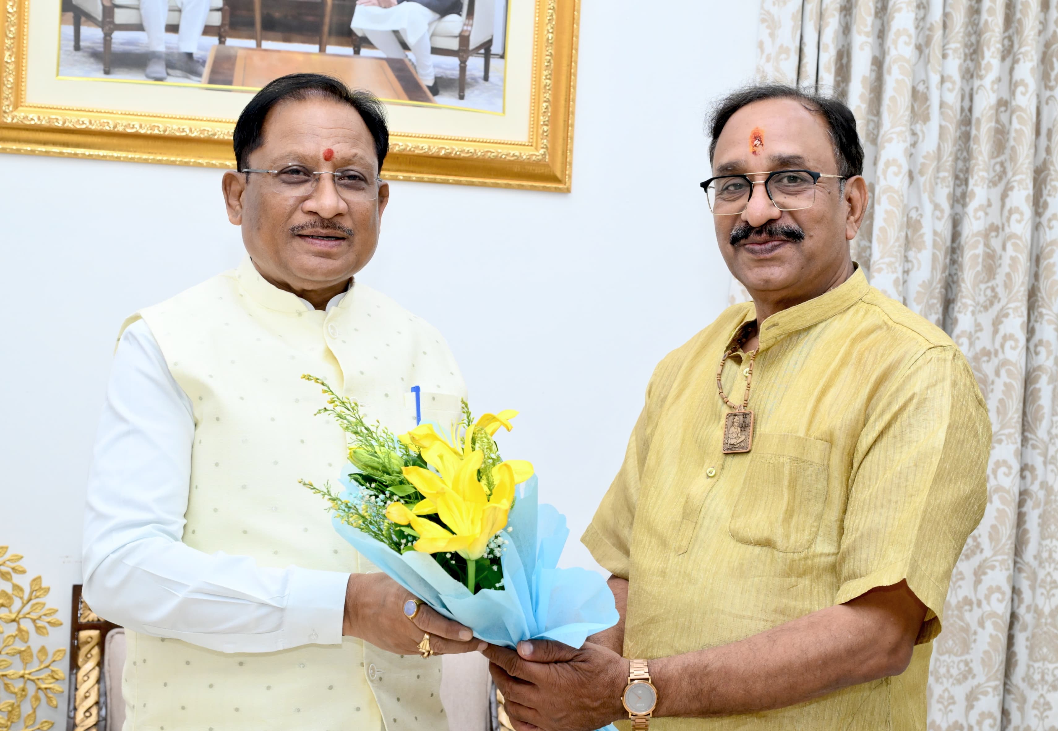 मुख्यमंत्री विष्णु देव साय ने छत्तीसगढ़ योग आयोग के नवनियुक्त अध्यक्ष संजय अग्रवाल को दी शुभकामनाएं, कहा&mdash; योग बनेगा स्वस्थ, जागरूक और आत्मनिर्भर छत्तीसगढ़ की मजबूत आधारशिला