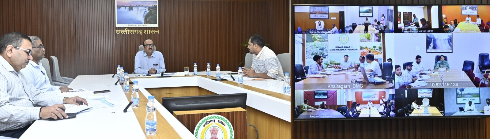 जल-जीवन मिशन के तहत आयोजित हुई कलेक्टर कॉन्फ्रेंस,हर-घर जल के लिए कलेक्टर व्यक्तिगत रूचि लें : मुख्य सचिव