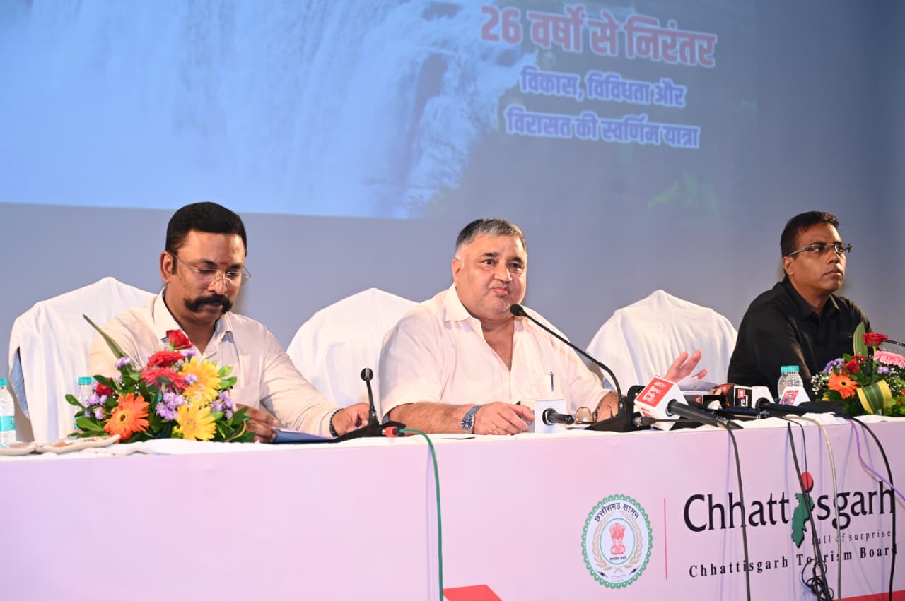 छत्तीसगढ़ पर्यटन को मिलेगी वैश्विक उड़ान, संस्कृति और विरासत को भी नई पहचान,मंत्री श्री राजेश अग्रवाल ने गिनाईं उपलब्धियां