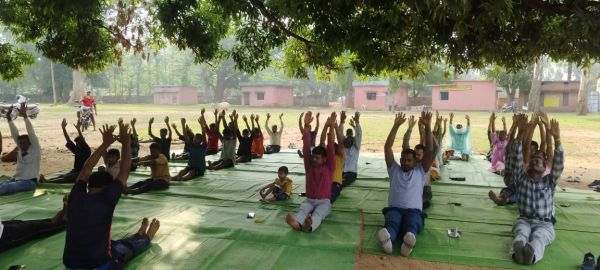 महाकुंभ योग सप्ताह के अंतर्गत 19 ग्रामों ने लोगों ने किया योगाभ्यास