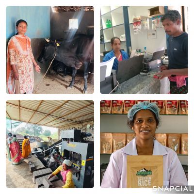 राष्ट्रीय ग्रामीण आजीविका मिशन के तहत जिले में विभिन्न स्व सहायता समूह से 1 लाख 24 हजार से अधिक महिलाएं जुड़कर&zwnj; कर बनी है आत्मनिर्भर