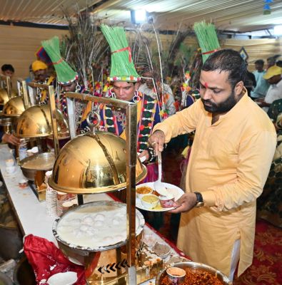 *हरेली उत्सव में सीएम निवास में छत्तीसगढ़ी व्यंजनों की खुशबू से सराबोर*