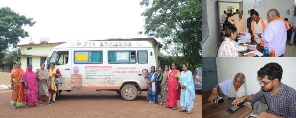 सुशासन एक्सप्रेस रथ पहुंच रही घर-घर : विष्णु के सुशासन में ग्रामीणों की समस्याओं का हो रहा त्वरित निराकरण