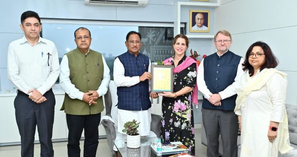 मुख्यमंत्री से यूनिसेफ इंडिया के प्रतिनिधिमंडल ने की सौजन्य भेंट....राज्य सरकार के कार्यों की यूनिसेफ इंडिया ने की सराहना