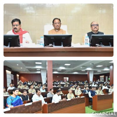 कलेक्टर-एसपी कॉन्फ्रेंस &mdash; अपराधियों में हो कानून का भय और जनता में हो सुरक्षा का अहसास &mdash; मुख्यमंत्री श्री साय