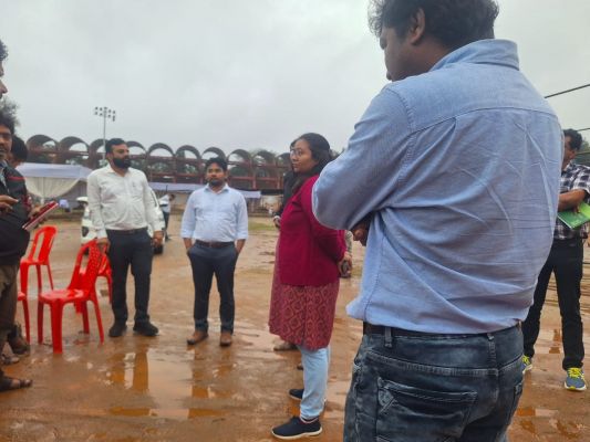 जिले में 2 से 4 नवम्बर तक मनाया जाने वाला राज्योत्सव की तैयारी का जायजा लेने पहुंचे जिला पंचायत सीईओ ने,दिया आवश्यक निर्देश