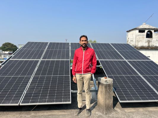 जिले के हितग्राहियों को प्रधानमंत्री सूर्य घर मुफ्त बिजली योजना का सीधे तौर पर मिल रहा लाभ,प्रभाष कुमार जैन ने सूर्य घर मुफ्त बिजली योजना के तहत लगाया सोलर पैनल