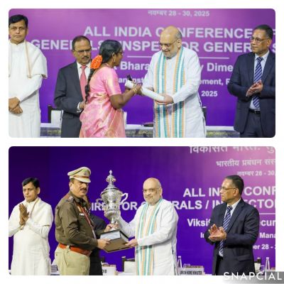 छत्तीसगढ़ के रायपुर में तीन दिवसीय 60वीं DGP/IGP कॉफ्रेंस का केन्द्रीय गृह मंत्री श्री अमित शाह ने किया उद्घाटन,कहा अगली DGsP/IGsP कॉन्फ्रेंस से पहले देश नक्सलवाद की समस्या से पूर्णतः मुक्त हो जाएगा