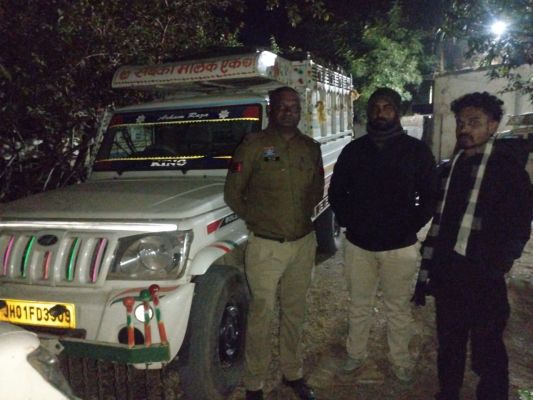 धान माफियाओं पर जशपुर पुलिस का तगड़ा वार, झारखंड से आ रहा 40 क्विंटल अवैध धान धराया