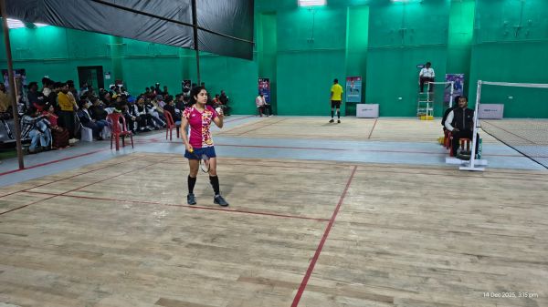 जशपुर में 24वीं योनेक्स स्टेट बैडमिंटन चैंपियनशिप का धमाकेदार आगाज,आकर्षि कश्यप और अमन चौरसिया ने पहले दिन दिखाया कमाल