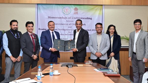 छत्तीसगढ़ में आवास और बुनियादी ढांचा विकास को नई रफ्तार, हुडको के साथ एमओयू पर ऐतिहासिक हस्ताक्षर