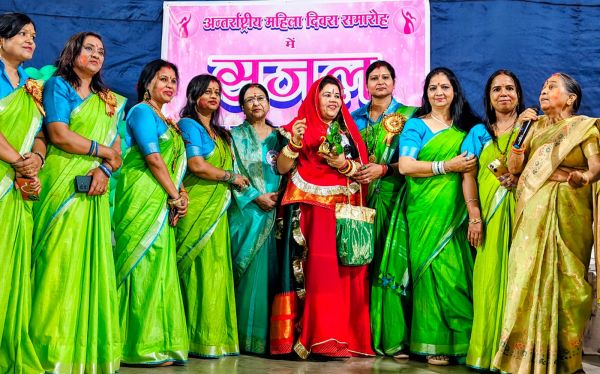 &ldquo;जशपुर में नारी सम्मान का भव्य आयोजन: सजल समूह के महिला दिवस समारोह में साहित्य, खेल, समाजसेवा और कला के क्षेत्र में उत्कृष्ट कार्य करने वाली महिलाओं का हुआ गौरवपूर्ण सम्मान&rdquo;