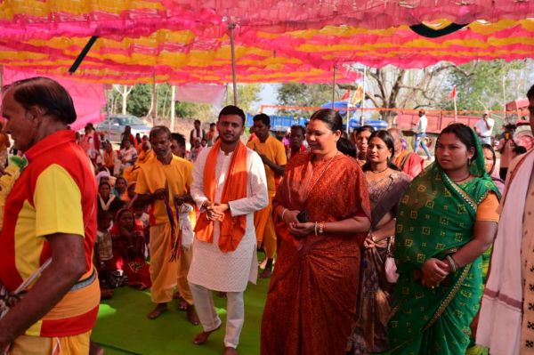 शिवपुर में श्रीराम कथा की पूर्णाहुति से लेकर कुड़केल खजरी में हनुमान मंदिर प्राण प्रतिष्ठा तक, विधायक गोमती साय की मौजूदगी से भक्ति और उत्साह का माहौल हुआ दोगुना