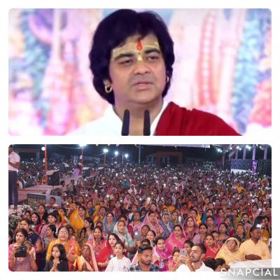 सच्ची भक्ति से असंभव भी संभव&rdquo; &mdash; संत चिन्मयानंद बापू के संदेश ने जगाई आस्था की अलख, हजारों श्रद्धालु हुए भावविभोर, भव्य पूर्णाहुति के साथ हुआ सात दिवसीय रामकथा महोत्सव का समापन,बापू के प्रवचनों से भावविभोर हुए श्रद्धालु.....