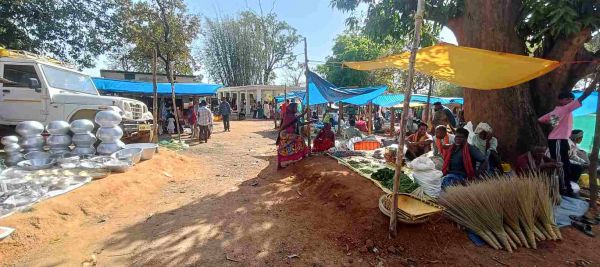 अभ्यारण्य जंगलों के बीच बसा बच्छरांव बाजार बना हजारों ग्रामीणों की जीवनरेखा: हर सप्ताह उमड़ती भीड़, हर जरूरत का मिलता समाधान,लेकिन सुविधा के नाम पर सन्नाटा, हजारों लोगों की भीड़ में शौचालय का अभाव बना सबसे बड़ा मुद्दा