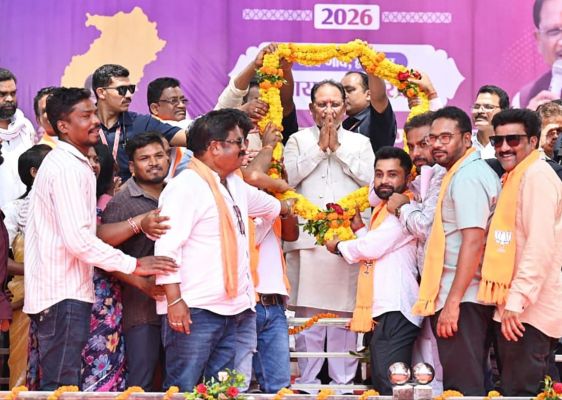 कोंडागांव में विकास का महाधमाका: मुख्यमंत्री विष्णुदेव साय ने 152 करोड़ की सौगात देकर बदली बस्तर की तस्वीर, 43 विकास कार्यों का लोकार्पण-भूमिपूजन