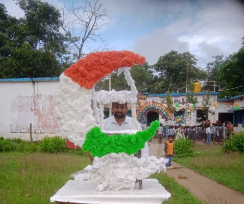 देशभक्ति के रंग में रंगा शासकीय प्राथमिक शाला पैकू, तिरंगे की वर्षा, बच्चों का सेल्फी पॉइंट और &lsquo;गुलामी से आधुनिक भारत तक&rsquo; डिजिटल प्रदर्शनी ने बढ़ाया समारोह का उत्साह