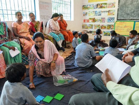 रटने की बजाय करके सीखेंगे बच्चे, प्राथमिक शाला जरिया में गणितीय संक्रियाओं को सरल बनाने आयोजित हुई संकुल स्तरीय डेमो कार्यशाला