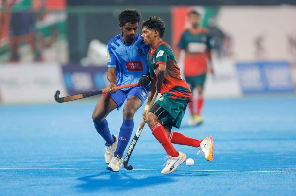 छत्तीसगढ़ हॉकी लीग में संस्कारधानी स्ट्राइकर्स ने खोला जीत का खाता, शाहरुख और आशीष पूर्ति ने दागे दो-दो गोल